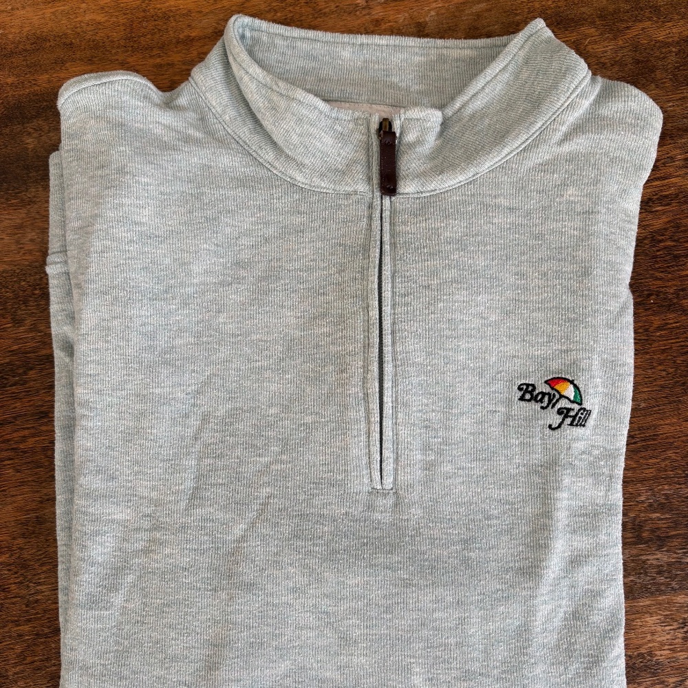 Oxford Bay Hill Quarter Zip Golf - XL- Color Mint